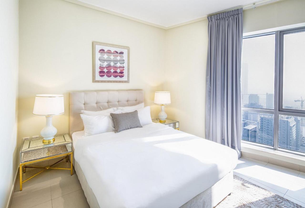 דובאי Nasma Luxury Stays - Fantastic Burj Khalifa View From This Fancy Condo מראה חיצוני תמונה